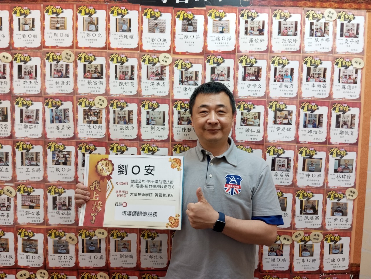 113年 台鐵招考-第十階助理技術員-電機-劉O安-竹北志光數位學院