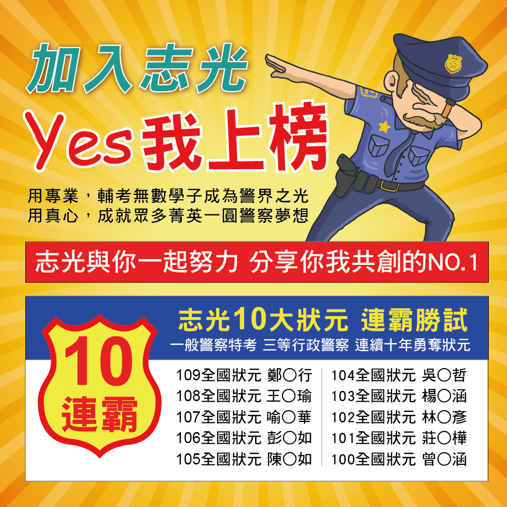 2022 111年三等行政警察外軌考試 三等警察薪水 三等警察特考心得 大學非相關科系就能報考 台南志光公職補習班