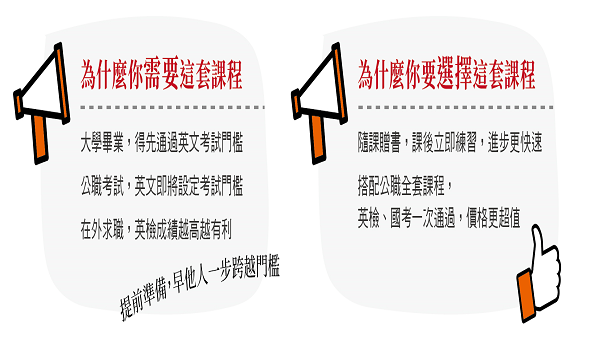 【TOEIC】多益檢定課程｜備考公職、強化英語一石二鳥