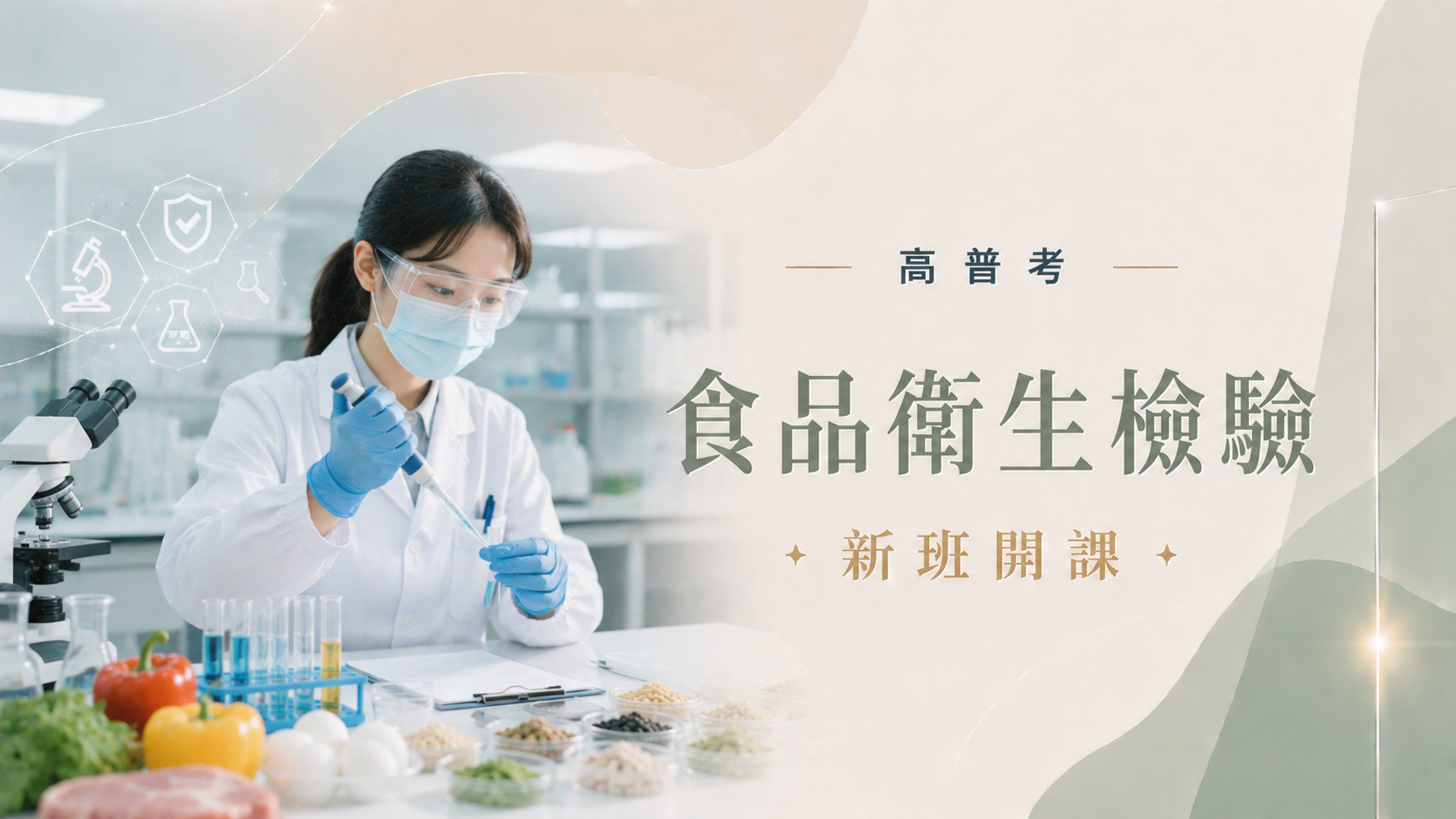 高普考食品衛生檢驗為醫藥衛生相關背景考生喜愛報考的類別之一。本文提供最新考試科目暨應考資格、工作內容